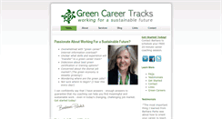 Desktop Screenshot of greencareertracks.com